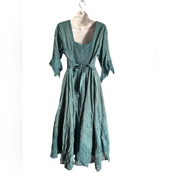 Gypsy Boho Style ONESIZE LAPOGEE DRESS. CL/GR. AW10 - Picture 3 of 4